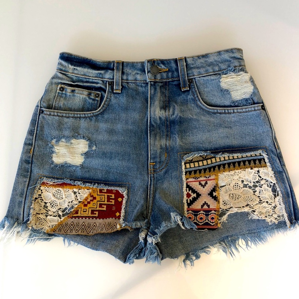 Carmar embroidered denim shorts from LF